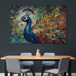 Celestial Peacock - NicheCanvas