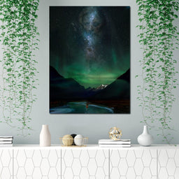 Odin Viking Funeral Boat - Kit Burden - NicheCanvas