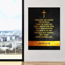 John 3:16 - ABConcepts - NicheCanvas