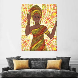 Beautiful Dancing Woman - NicheCanvas