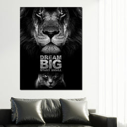 Dream Big Start Small - ABConcepts - NicheCanvas