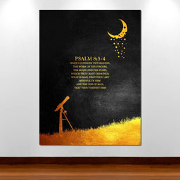 Psalm 8:1-4 - ABConcepts - NicheCanvas