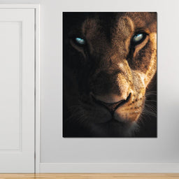 Lioness Eyes - Zenzdesign - NicheCanvas