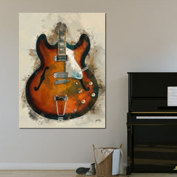 John Lennon's Guitar - Abraham Szomor - NicheCanvas