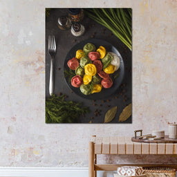 Plate of Pasta - NicheCanvas