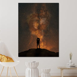 Her Lion, His Wolf - KitConcepts - NicheCanvas