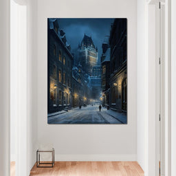 Quebec City Lights - NicheCanvas