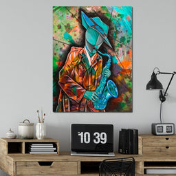 Soul Jazz Player - NicheCanvas