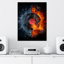 Record in Fire and Water - NicheCanvas