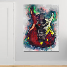 Joe Satriani's Guitar - Abraham Szomor - NicheCanvas