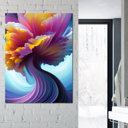 Flower Splash Art - Johanjjf - NicheCanvas