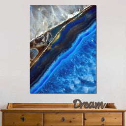 Blue Stone - NicheCanvas