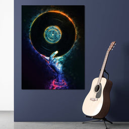 Neon Vinyl - Johanjjf - NicheCanvas