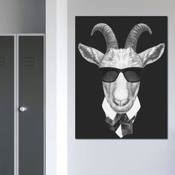Dressed Up Goat - NicheCanvas