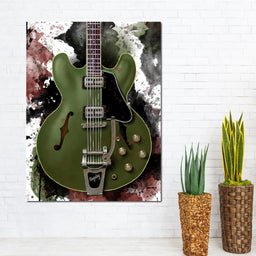 Chris Cornell's Electric Guitar - Abraham Szomor - NicheCanvas