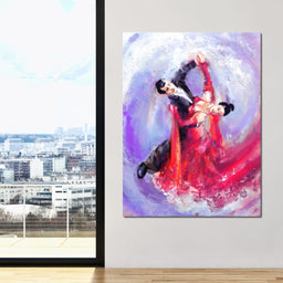 Ballroom Dancers - NicheCanvas