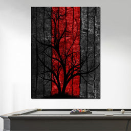 Silhouette Tree - Johanjjf - NicheCanvas