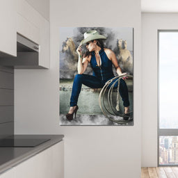 Sexy CowGirl - Johanjjf - NicheCanvas