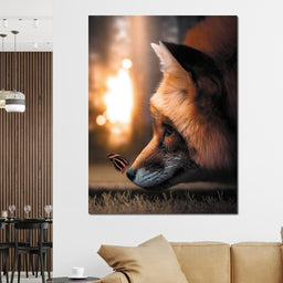 Fox Butterfly - Zenzdesign - NicheCanvas