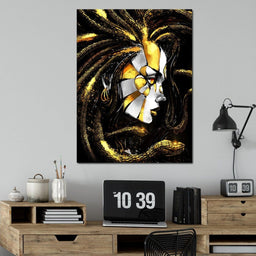 Golden Medusa - NicheCanvas