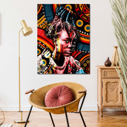 Colorful Portrait - Manuel Alejandro - NicheCanvas