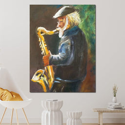 Saxophone Maestro - NicheCanvas