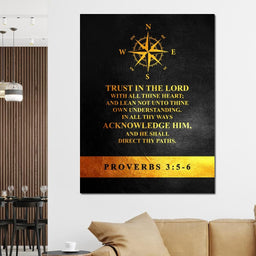 Proverbs 3:5-6 - ABConcepts - NicheCanvas