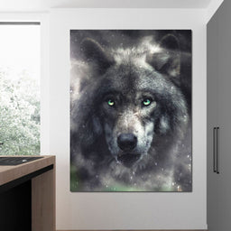 Midnight Wolf - Zenzdesign - NicheCanvas