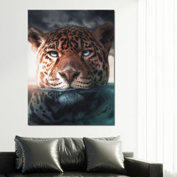 Leopard Underwater - Zenzdesign - NicheCanvas