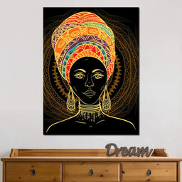 Colorful Turban - NicheCanvas