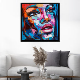 Violet Portrait - NicheCanvas