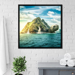Turtle Island - Alexgraphex - NicheCanvas