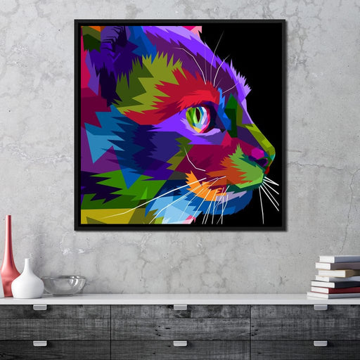 Pop Art Cat Canvas Print