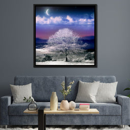 Fantasy Winter Scene - NicheCanvas