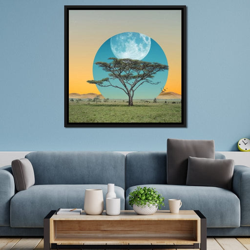 Moon Tree - Aaron Larson Canvas Print