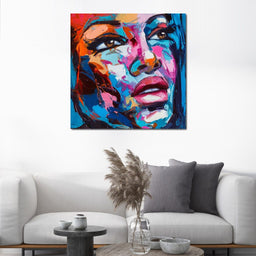 Violet Portrait - NicheCanvas