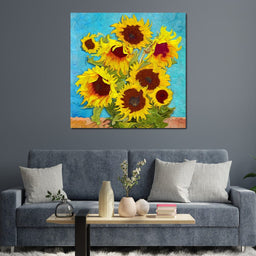 Impressionist Sunflowers - NicheCanvas