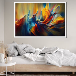 Colorful Waves & Lines - NicheCanvas