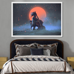  Mysterious man playing the cello - NicheCanvas