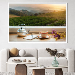 Coffee with a View - NicheCanvas