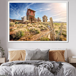 Abandoned Western Town - NicheCanvas