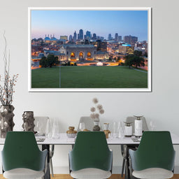 Kansas City Skyline - NicheCanvas