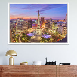 Indianapolis Skyline - NicheCanvas