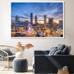 Atlanta Skyline - NicheCanvas