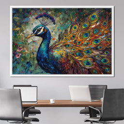 Celestial Peacock - NicheCanvas