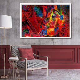 Kiss - Qusay-Art - NicheCanvas