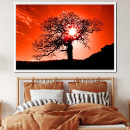 Red Dusk - NicheCanvas