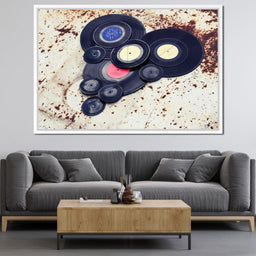 Heart Shaped Vinyl Records - NicheCanvas