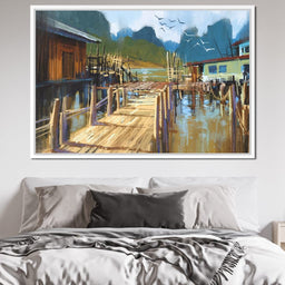 Fishing Pier - NicheCanvas