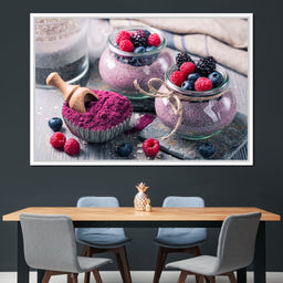 Chia Seeds & Acai Pudding - NicheCanvas